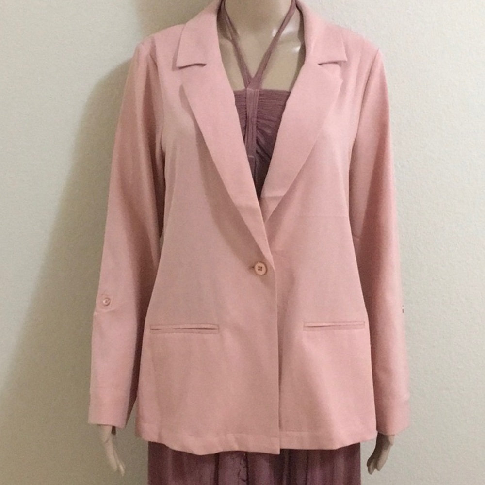 NWOT Guess blazer pink size S